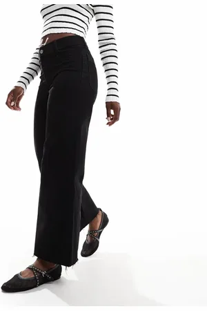 MANGO Catherin wide leg jeans in