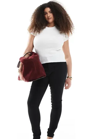 ONLY Push up high rise jeans in