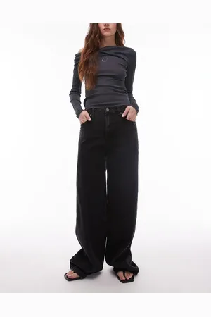 MANGO Brigitte rigid straight leg jeans in