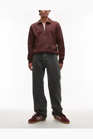 Topman Rigid baggy jeans in dirty wash