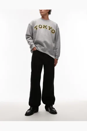 Topman Rigid baggy jeans in