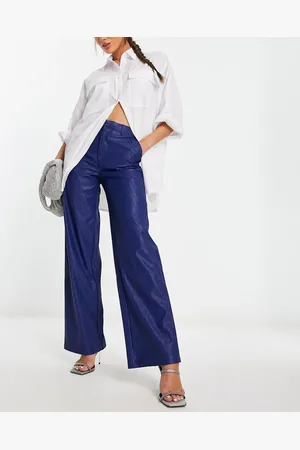 NA-KD X Mimi A.R oversized tailored pants in dark - part of a set