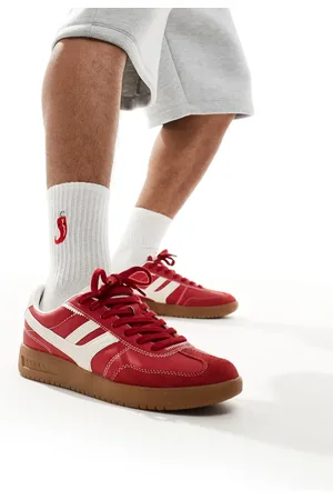 Pull&Bear Retro gum sole sneakers in