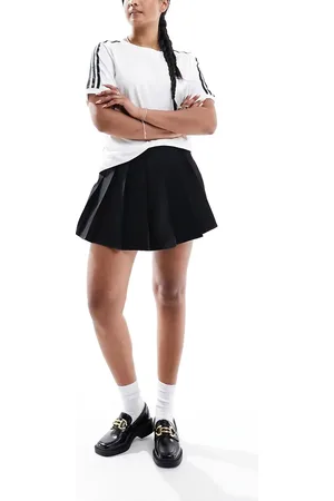 JDY Pleated high waisted mini skort in