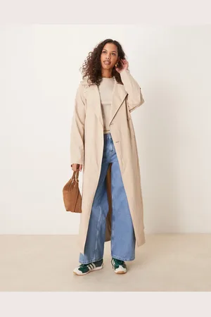 Calvin Klein Tie trench coat in beige