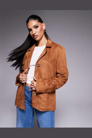 River Island Suedette blazer in