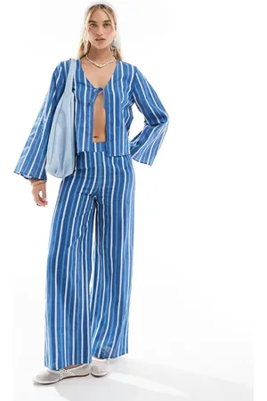 Esmée Exclusive beach pants in stripe