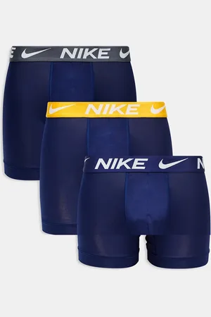 Nike Dri-Fit Essential Microfiber 3 pack boxer briefs in with contrast waistbands