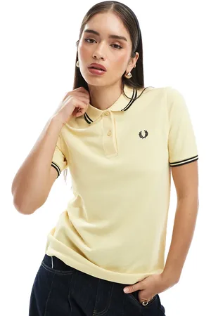 Fred Perry Twin tipped polo shirt in /white