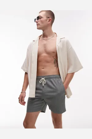 RVCA Sands elastic waist shorts in sage leaf