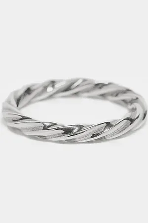 ASOS Sterling rope ring in