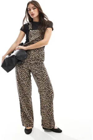 ONLY Corduroy overalls in leo print