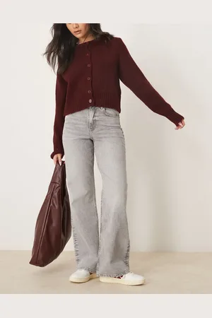 Gina Tricot Comfy wide leg jeans in lightwash