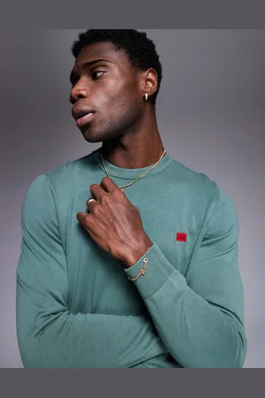 HUGO BOSS San Cassius knit crew neck sweater in
