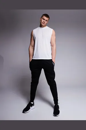 HUGO BOSS Authentic stripe logo sweatpants in
