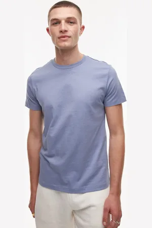 MANGO Basic short sleeve t-shirt in pale