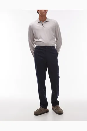 MANGO Herringbone tailored pants in