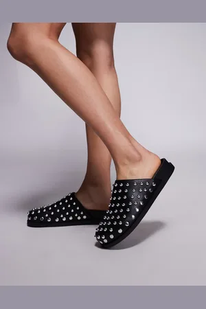 AZALEA WANG Traverse studded mules in
