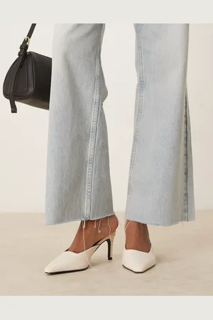 Raid Miko kitten heeled mules in cream