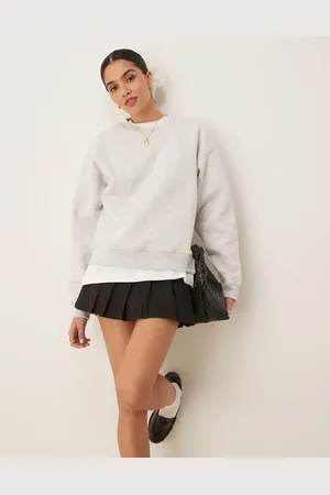 Gina Tricot Relaxed sweatshirt in light melange