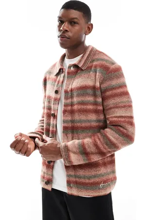 River Island Brushed stripe cardigan in