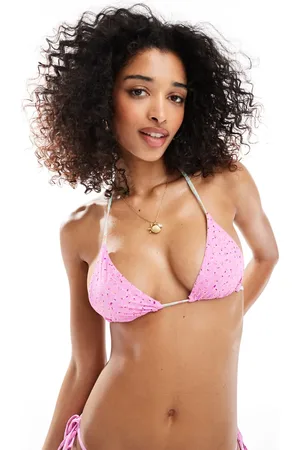 Billabong Folk Story Remi triangle bikini top in