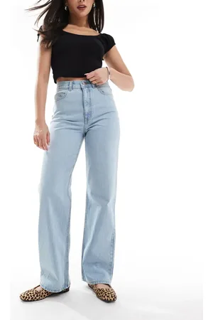 Dr Denim Echo regular fit straight leg jeans in stray pale used