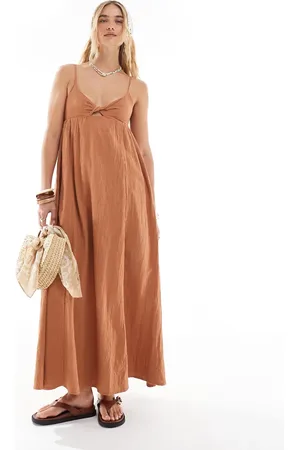 Billabong Modern love maxi dress in rust