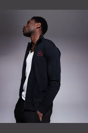 HUGO BOSS HUGO Bodywear Laze zip through sweat jacket in