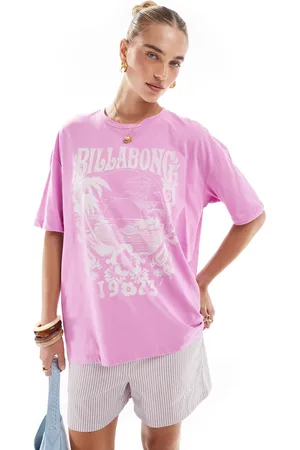 Billabong Sweet ride t shirt in bright orchid