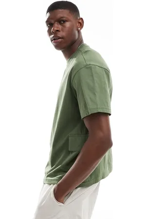 Another Influence Oversized utility t-shirt in sage