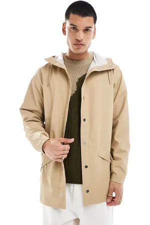 Rains 12010 waterproof short jacket in sand