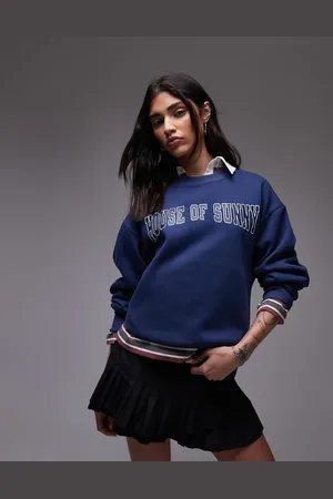 House of Sunny The Family crew neck oversized sweater in