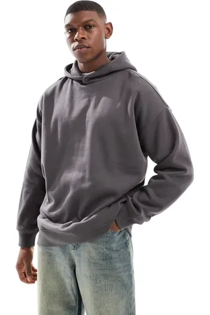 Threadbare Oversized hoodie in charcoal