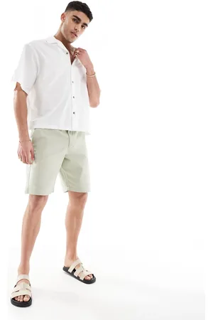 French Connection French Connection slim chino shorts in sage