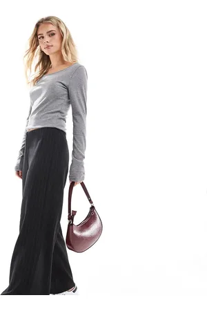Miss Selfridge Wide leg pants in pinstripe