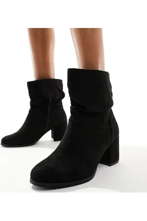 Yours Wide fit slouchy ankle boots in