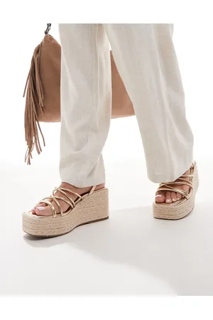 Stradivarius Strappy wedges in