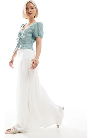 Stradivarius Maxi skirt in
