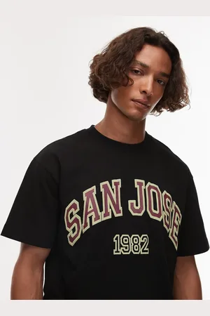 Topman Oversized fit t-shirt with San Jose print in