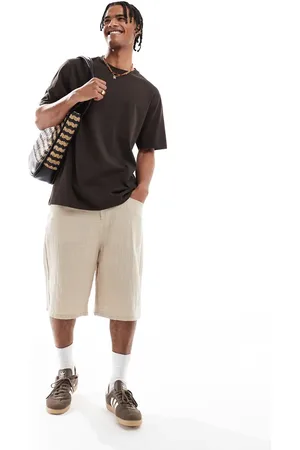 Threadbare 200GSM cotton short sleeve t-shirt in chocolate