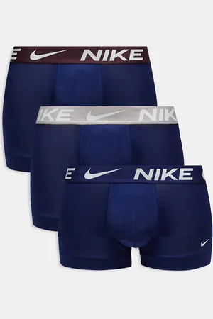 Nike Dri-Fit Essential microfiber 3 pack boxer briefs in with contrast waistbands