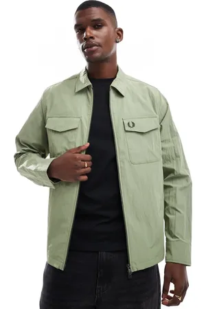 Fred Perry Zip up overshirt in