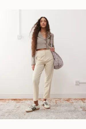 Miss Selfridge Essential cigarette pants in beige