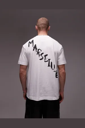 Topman T-shirt with front and back Marseille print in