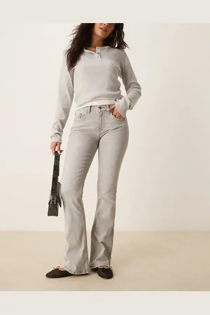 Gina Tricot Low rise bootcut flare stretch jeans in washed