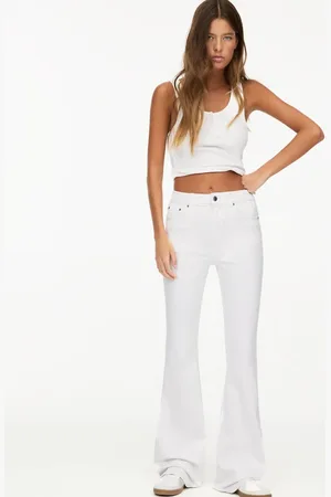 Pull&Bear Low rise flare jeans in
