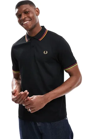 Fred Perry Performance tennis twin tipped short sleeve polo shirt in