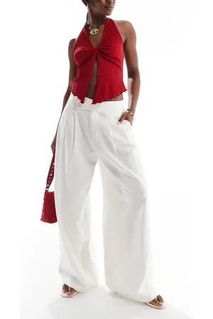 Stradivarius Cross waist pants in