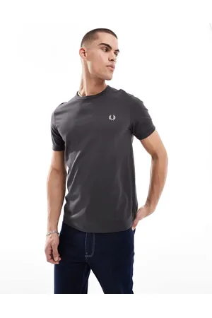 Fred Perry Ringer t-shirt in grey